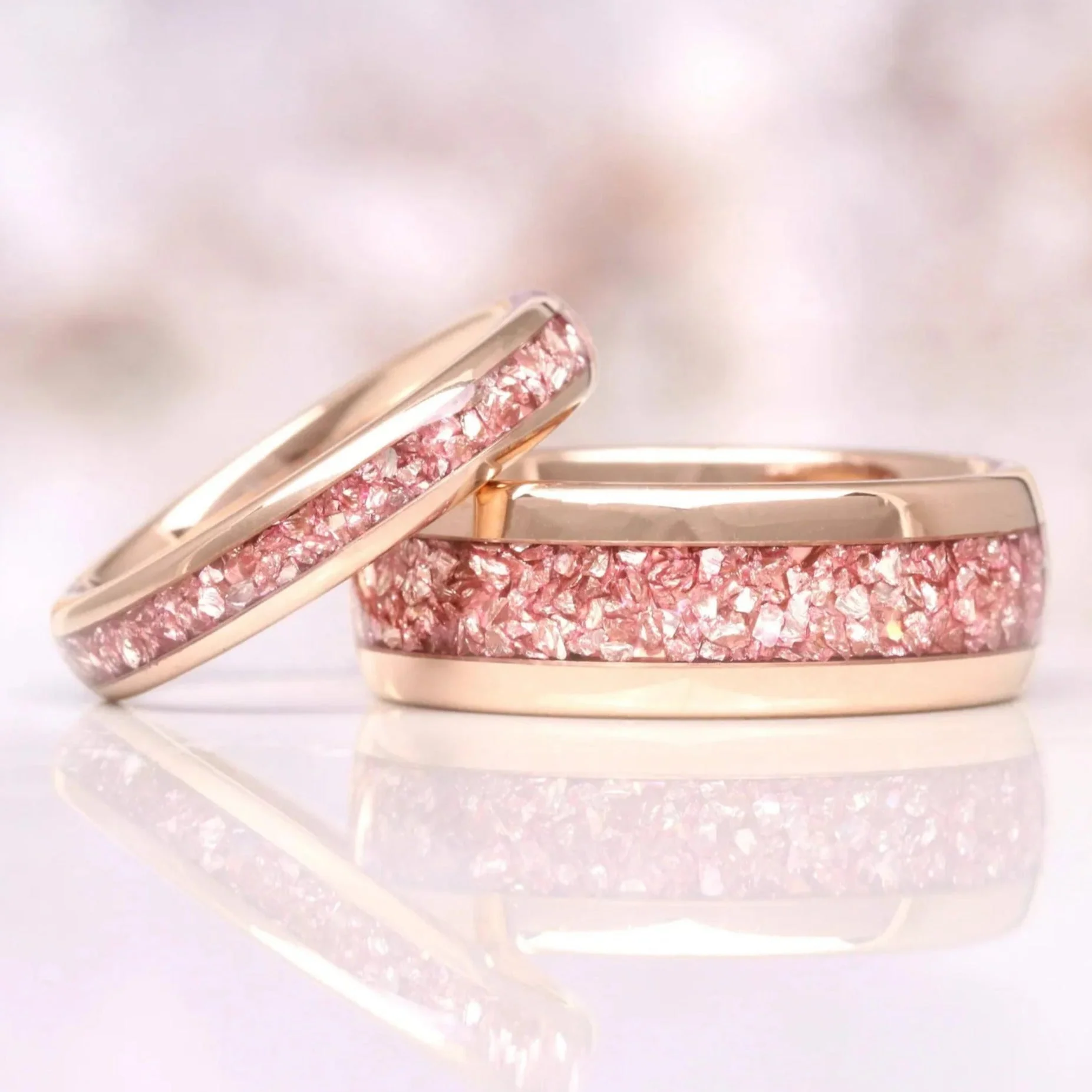 Blush Horizon - Ringe Set