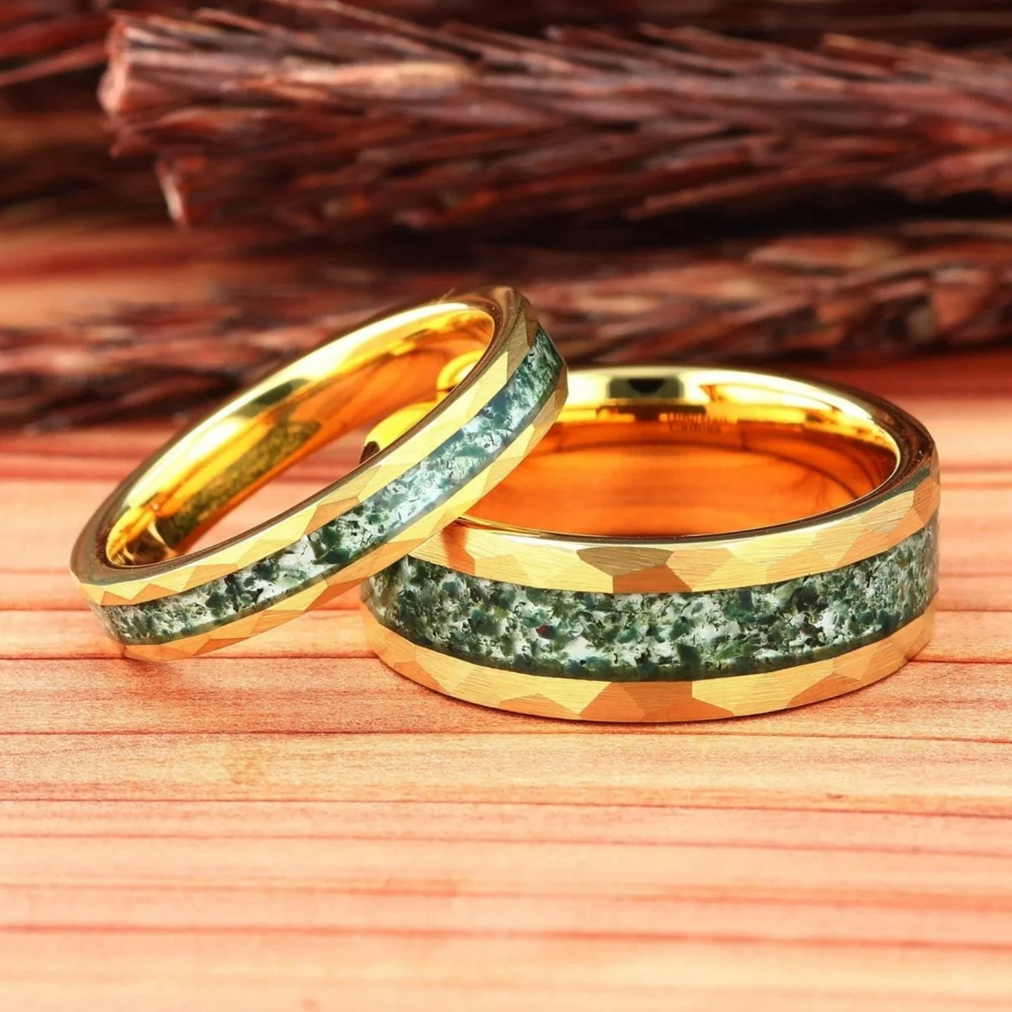 Grüne Seele -  Ringe Set - Image 6