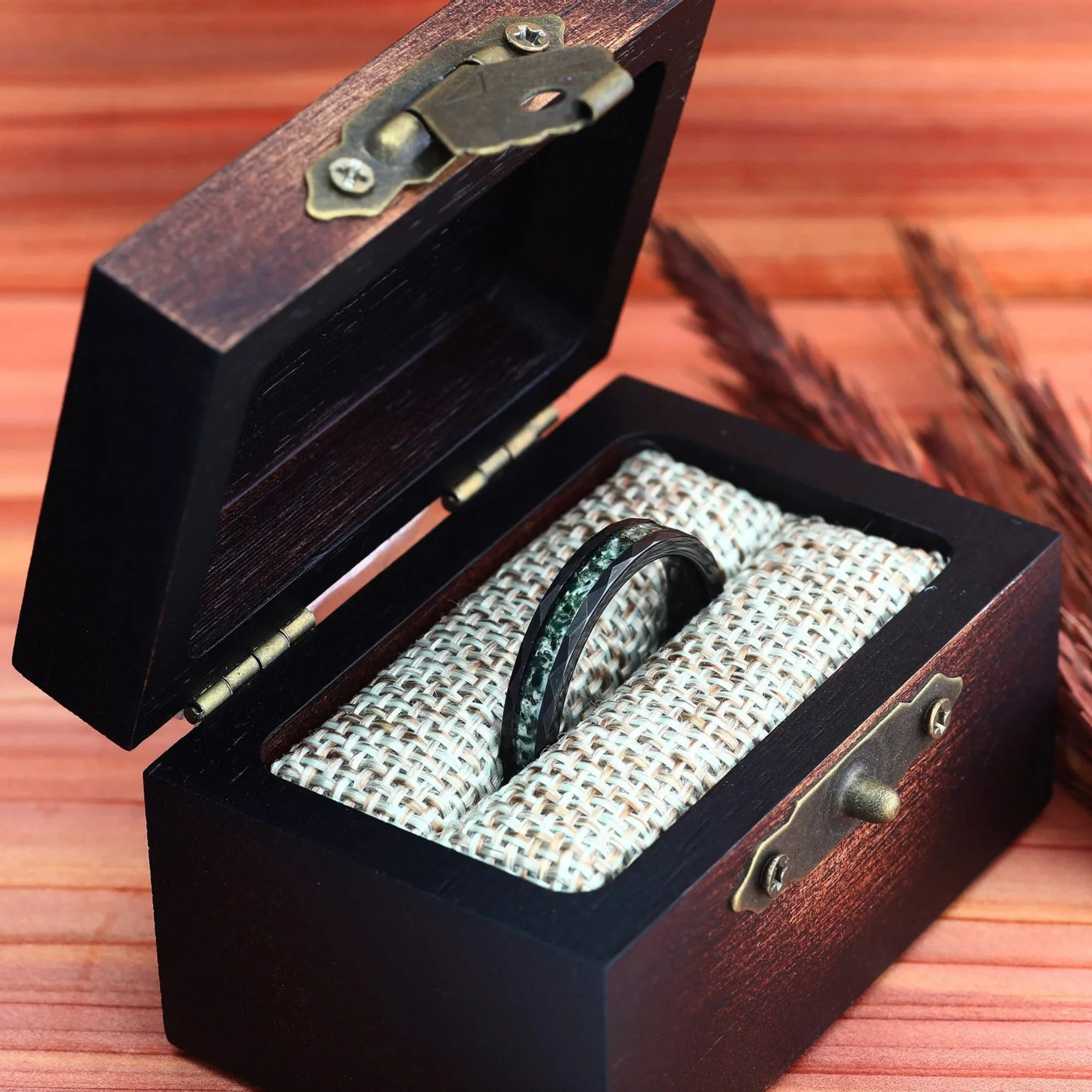 Oase - Moosachat Ringe Set - Image 5